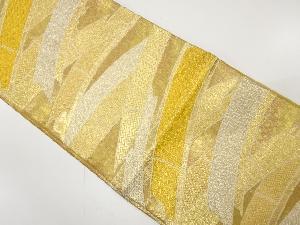 竹に古典柄織り出し　袋帯